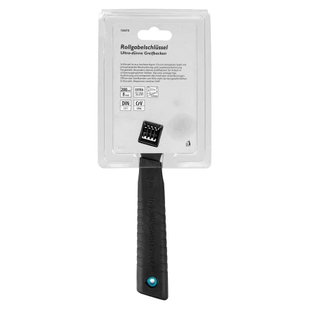 Ключ разводной, 200 мм Gross 15573, CrV, ультратонкие губки купить в Когалыме