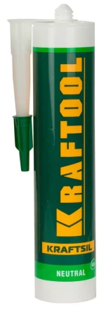 Герметик силиконовый KRAFTOOL прозрачный, нейтральный, 300мл 41257-2 купить в Когалыме