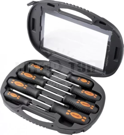 Набор отверток в пластмассовом боксе 8 штук СrV SPARTA 133566 купить в Когалыме