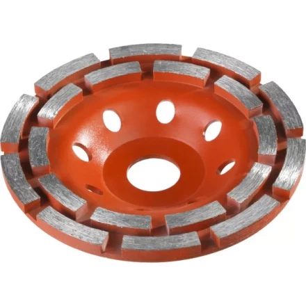 Чашка алмазная шлифовальная по бетону ЗУБР "МАСТЕР" сегментная двухрядная, 125мм 33376-125 купить в Когалыме