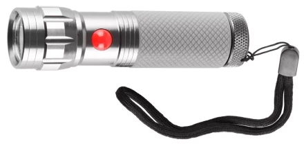 Фонарь ЗУБР "МАСТЕР" ручной, алюминиевый двукомпонентный корпус, 9 светодиодов, 3ААА, металлик 56211-S купить в Когалыме