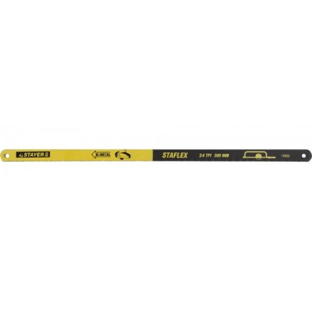 Полотно STAYER &quot;PROFI&quot; &quot;STAYER-FLEX&quot; по металлу, биметаллическое, 24TPI, 300 мм, 10 шт 15932-S10 купить в Когалыме