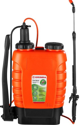 Опрыскиватель садовый GRINDA &quot;Fine Spray&quot;, ранцевый, телескопический удлинитель, 15л 425216 купить в Когалыме