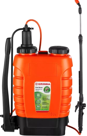 Опрыскиватель садовый GRINDA "Fine Spray", ранцевый, телескопический удлинитель, 15л 425216 купить в Когалыме