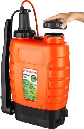 Опрыскиватель садовый GRINDA "Fine Spray", ранцевый, телескопический удлинитель, 15л 425216 купить в Когалыме