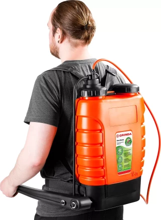 Опрыскиватель садовый GRINDA "Fine Spray", ранцевый, телескопический удлинитель, 15л 425216 купить в Когалыме