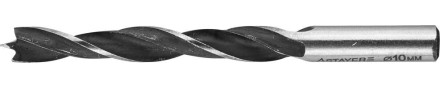 Сверло спиральное по дереву &quot;M-type&quot;, М-образная заточка, сталь HCS, STAYER Professional 2942-120-10, d=10мм 2942-120-10_z01 купить в Когалыме