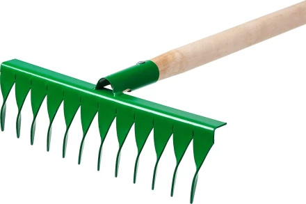Грабли РОСТОК садовые с черенком, 12 витых зубцов 421900-12 купить в Когалыме