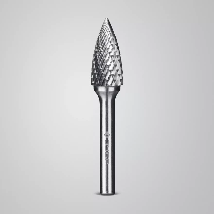 Зубр Твердосплавная борфреза G - парабола с острым углом, 12 х 25 мм (28806-12-25) купить в Когалыме