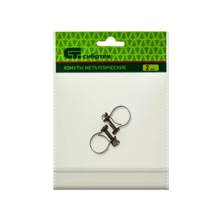 Хомуты металлические MINI 14-16 мм ширина 9 мм винтовой W4 2 шт Сибртех 475053 купить в Когалыме