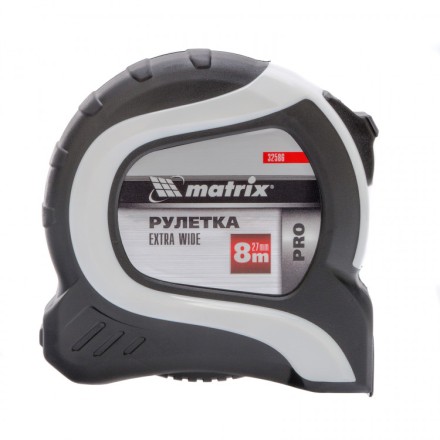 Рулетка Extra Wide 8 м x 27 мм двухкомпонентный корпус Pro Matrix 32586 купить в Когалыме