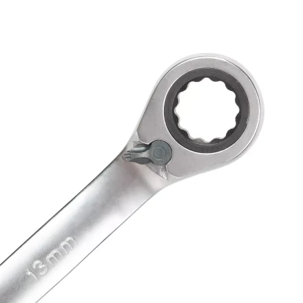 Набор гаечных комбинированных трещоточных ключей КВТ НТКП-6 (8–17 мм), 6 шт., с переключателем реверса (91952) купить в Когалыме