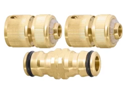 Набор для подключения шланга 1/2" (переходник 2 соединит.аквастоп) латунный  PALISAD 66210