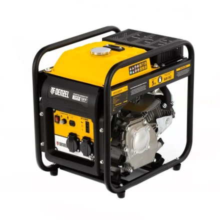 Генератор инверторный GT-3500iF, 3.5 кВт, 230 В, бак 5 л, открытый корпус, ручной старт Denzel 94705 купить в Когалыме