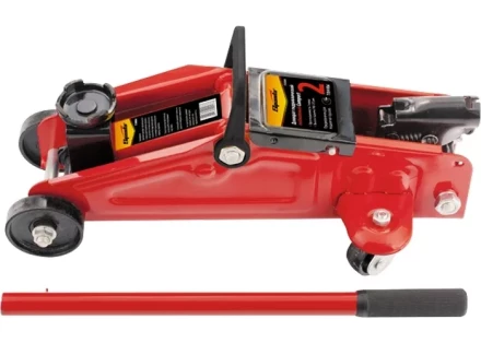 Домкрат гидравлический подкатной 2 т h подъема 140–295 мм в кейсе compact  SPARTA 510084 купить в Когалыме