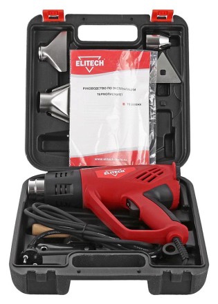 Фен строительный ELITECH ТВ 2000 ЖК купить в Когалыме