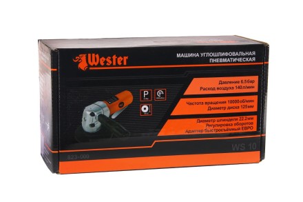 Машина углошлифовальная пневматическая WESTER WS-10 купить в Когалыме