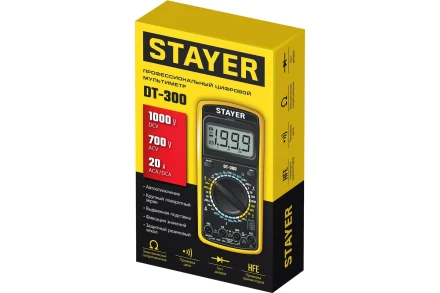 Цифровой мультиметр STAYER DT-300 (45321) купить в Когалыме