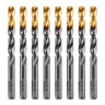 Сверло по металлу, 10 мм, HSS-Tin, Golden Tip, 8 шт. Denzel 717222 купить в Когалыме