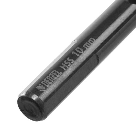 Сверло по металлу, 10 мм, HSS-Tin, Golden Tip, 8 шт. Denzel 717222 купить в Когалыме