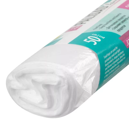 Пакеты для бутербродов, 320 x 250 мм, 50 шт, рулон, Home Palisad 950035 купить в Когалыме