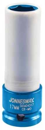 Головка ударная шестигранная 1/2" М17 для л/с дисков  S03АD4317 Jonnesway 99427 купить в Когалыме