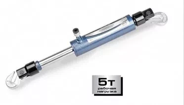 Цилиндр гидравлический 5 т стяжной усиленный с крюками STELS 51361 купить в Когалыме