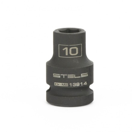 Головка ударная шестигранная 10 мм 1/2&quot; CrMo Stels 13914 купить в Когалыме