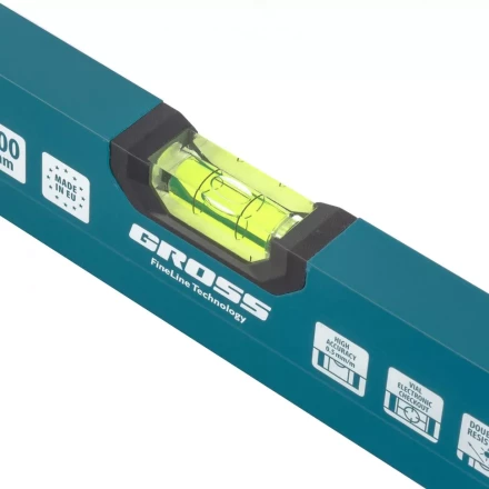 Уровень алюминиевый 800 мм 2 глазка Handwerker Gross 33902 купить в Когалыме