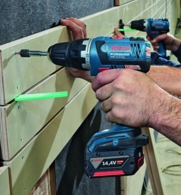 Дрель-шуруповерт аккумуляторная BOSCH GSB 14.4 V-EC ударная купить в Когалыме