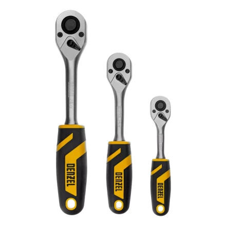 Набор инструментов Denzel 15807, 1/2", 1/4", 3/8", CrV, S2, пластиковый кейс, 216 предметов купить в Когалыме