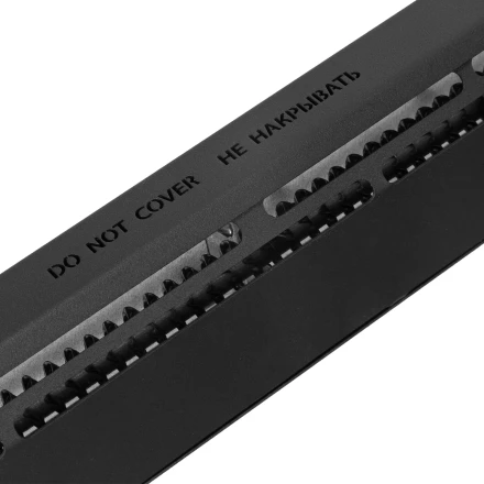 Конвектор электрический плинтусный Denzel ATRIC-300, 230 В, 300 Вт, ТЭН, черный 98135 купить в Когалыме