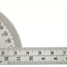 Транспортир KRAFTOOL с линейкой из нержавеющей стали, 200мм 34290 купить в Когалыме