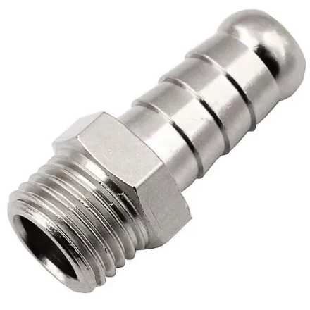 Штуцер наружная резьба 1/2" - ёлка d8 мм купить в Когалыме