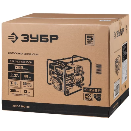 Мотопомпа бензиновая МПГ-1300-80 серия МАСТЕР купить в Когалыме