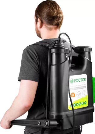 Опрыскиватель садовый РОСТОК, ранцевый, телескопический удлинитель, 11л 425219 купить в Когалыме