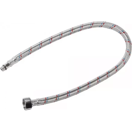 Подводка гибкая STAYER для воды к смесителям, оплетка из нерж стали, укороченная, г/ш 1/2" - 0,6м 51016-060 купить в Когалыме