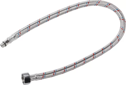 Подводка гибкая STAYER для воды к смесителям, оплетка из нерж стали, укороченная, г/ш 1/2" - 0,6м 51016-060 купить в Когалыме