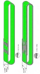 Строп текстильный кольцевой СТК 1 т L=2.5 м SF6 30 мм купить в Когалыме