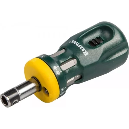 Набор KRAFTOOL Отвертка "BIT LOCK" реверсивная с битами, 12-в-1 26161-H13 купить в Когалыме