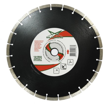 Диск алмазный 1A1RSS ASPHALT MD-STARS 400*3,5*10*28T*25,4 mm купить в Когалыме