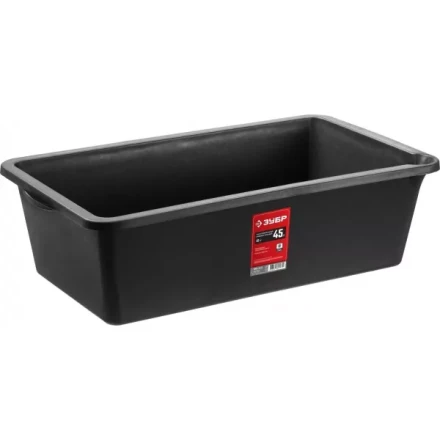 Кювета ЗУБР "ЭКСПЕРТ" строительная пластмассовая, 41x71x22см(ШхДхГ), 45л 06097-45_z03 купить в Когалыме