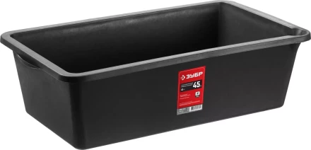 Кювета ЗУБР "ЭКСПЕРТ" строительная пластмассовая, 41x71x22см(ШхДхГ), 45л 06097-45_z03 купить в Когалыме