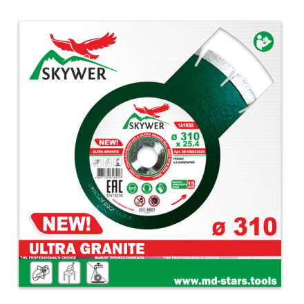 Диск алмазный 1A1RSS ULTRA GRANITE SKYWER 510*3,8*15*35T*25,4 mm купить в Когалыме