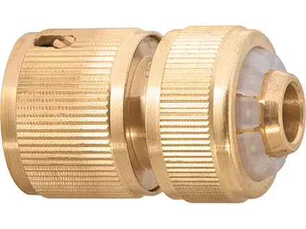 Соединитель латунный быстросъемный для шланга 1/2" аквастоп  PALISAD 66240 купить в Когалыме