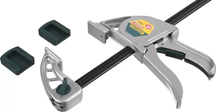 Струбцина "EcoKraft" ручная пистолетная, KRAFTOOL 32228-45, металлический корпус, 450/650мм, 200кгс 32228-45 купить в Когалыме