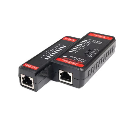 LAN-тестер кабельный КВТ KT 468C для проверки витой пары и телефонного кабеля (88552) купить в Когалыме