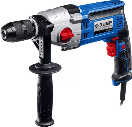 ЗУБР 900 Вт, 13 мм, безударная дрель, 2-скоростная, мет. корпус, Профессионал (Д-П900-2) купить в Когалыме