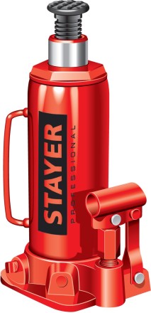 Домкрат STAYER &quot;PROFI&quot; гидравлический бутылочный, 12т, 210-400мм 43160-12 купить в Когалыме
