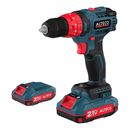 Бесщеточная аккумуляторная ударная дрель-шуруповерт ALTECO CID 21-45 BL X2 78080 купить в Когалыме